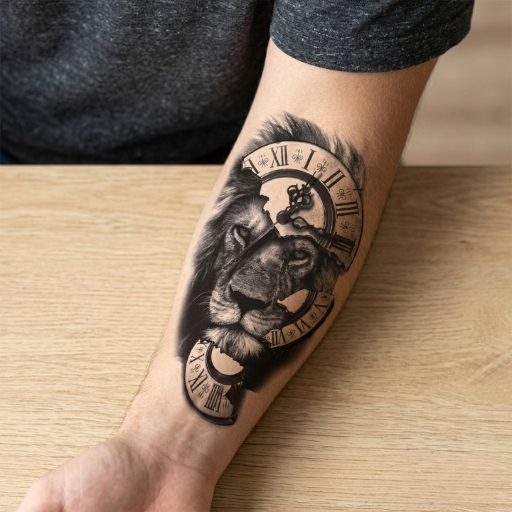 Tattoo-Aufkleber Löwe