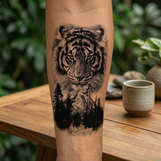 Tattoo-Aufkleber Tiger